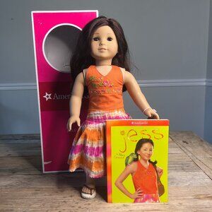 American Girl Jess McConnell, Girl of the Year 2006, Original Outfit, Box, Book